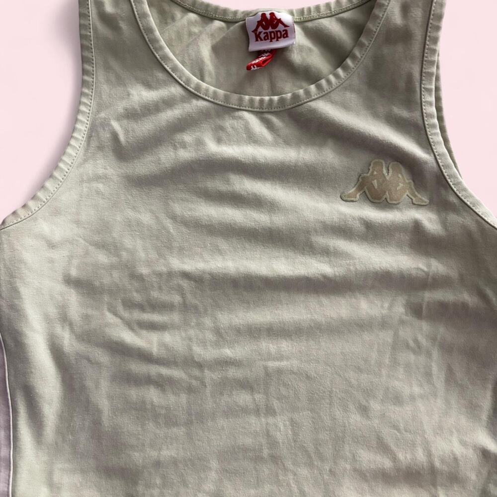 Light sage green kappa crop